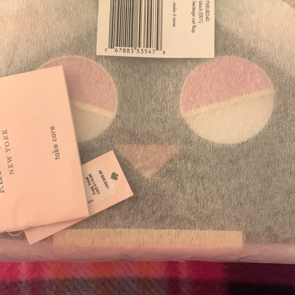 NWT Kate spade heritage make it mine cat purse flap - Picture 4 of 5